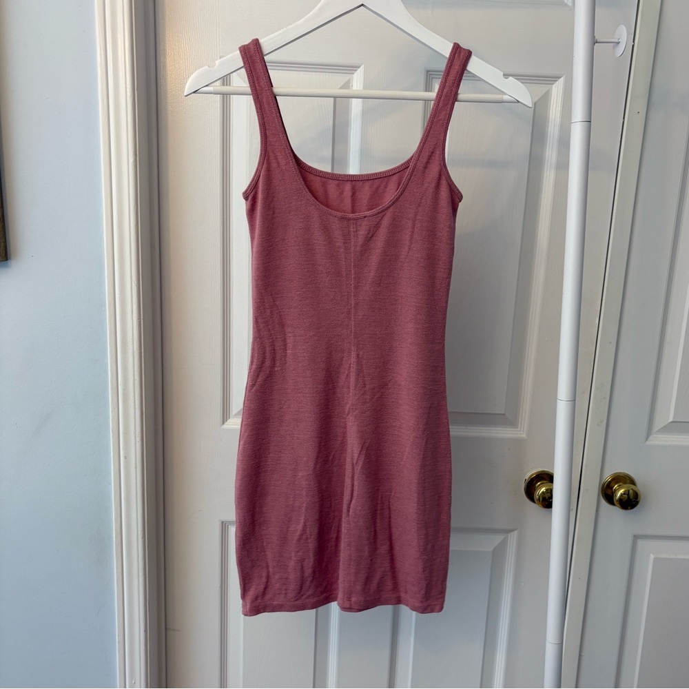 Aritzia Wilfred Free Dusty Pink Sleeveless Tank Dress Size Extra Small - Picture 6 of 12